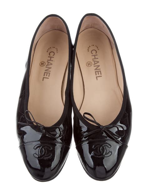 patent leather chanel|chanel patent leather flats.